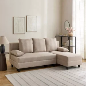 Alberta NXT 3-Seater Reversible Fabric Corner Sofa Bed